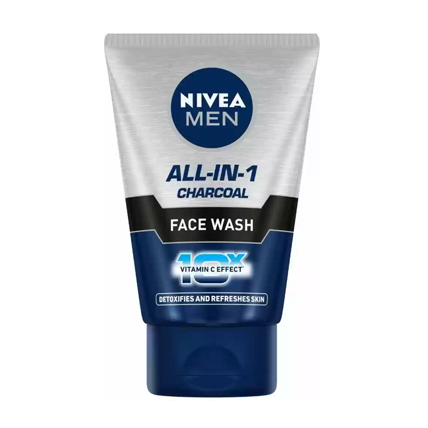 Nivea Face Wash All In One Charcoal Men 